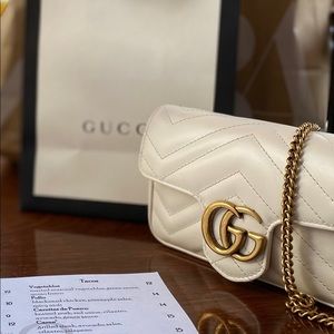 White Gucci bag